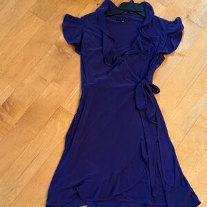 Purple Wrap Dress